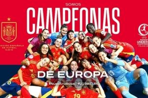 U19西班牙女足4-0法国女足U19，连续第四次夺女足U19欧青赛冠军